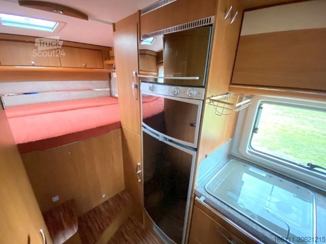 Camping-car semi-intégré HYMER/ERIBA T 614 SL - Festbett - Klima - -