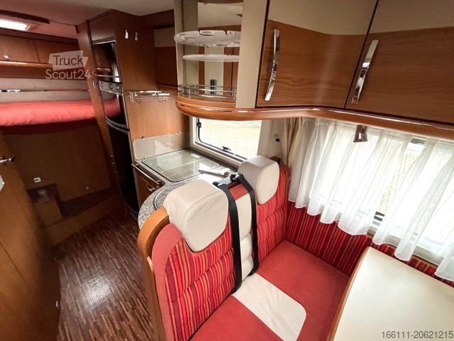 Camping-car semi-intégré HYMER/ERIBA T 614 SL - Festbett - Klima - -