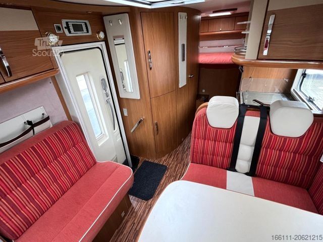 Camping-car semi-intégré HYMER/ERIBA T 614 SL - Festbett - Klima -  -