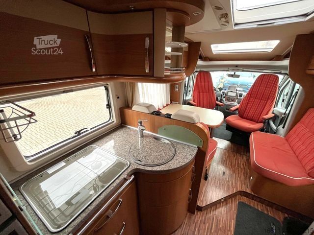 Camping-car semi-intégré HYMER/ERIBA T 614 SL - Festbett - Klima -  -