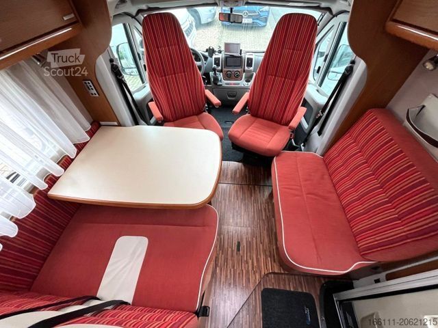 Camping-car semi-intégré HYMER/ERIBA T 614 SL - Festbett - Klima -  -