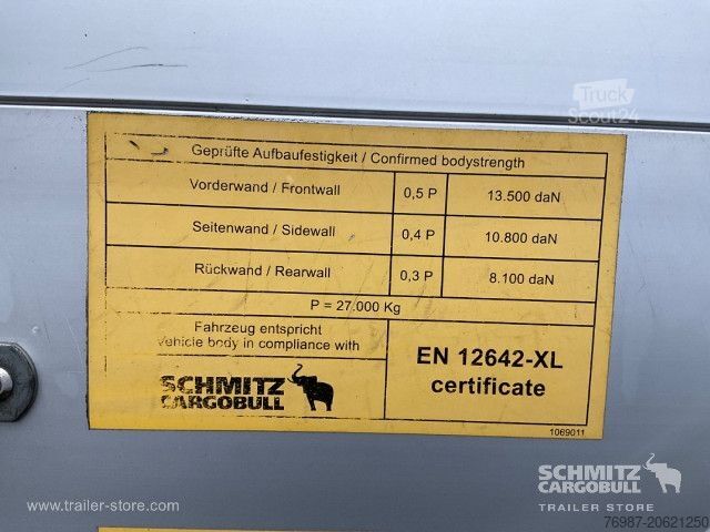 Atvērta puspiekabe ar tentu Schmitz Cargobull Curtainsider Standard Staplerhalterung