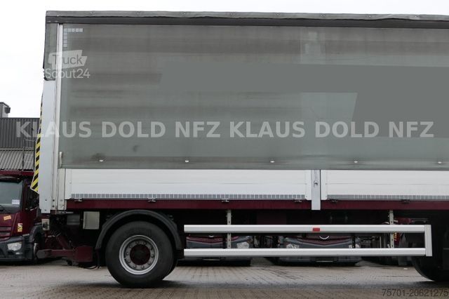 Open aanhangwagen met zeil Galliiker ST 2A Durchladesystem Bordwände LBW