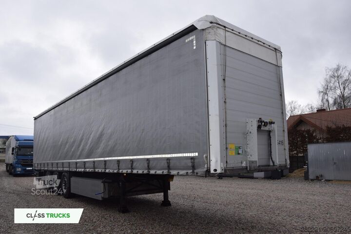 Offener Sattelanhänger mit Plane SCHMITZ CARGOBULL SCS24/L Lifting Axle