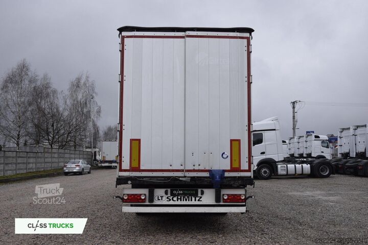 Offener Sattelanhänger mit Plane SCHMITZ CARGOBULL SCS24/L Lifting Axle