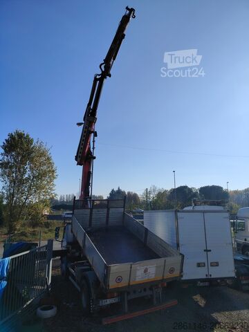 Trilateralis savivartis sunkvežimis su Fas kranu VOLVO FH12