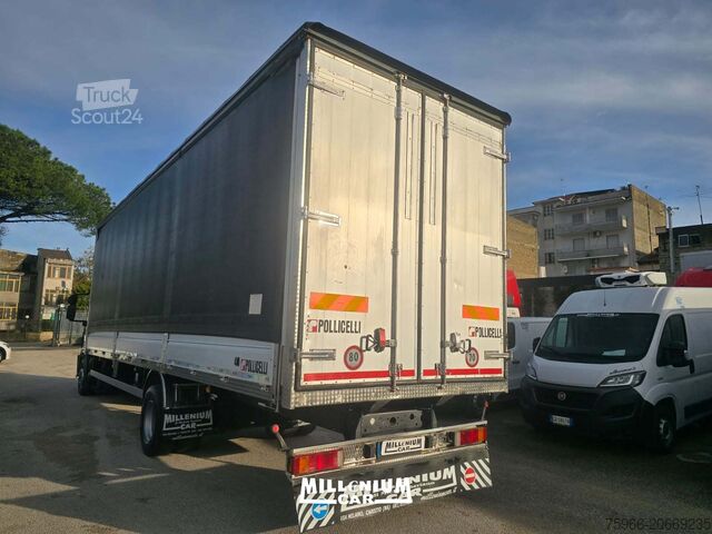 Sunkvežimis su bortiniu ir tentu Iveco EUROCARGO 150E28 CENTINATO 9,60 C/SCOPRI