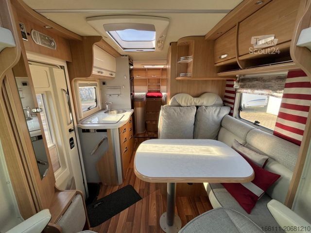 Camping-car semi-intégré HYMER/ERIBA T 578 CL- Einzelbetten - Automatik -