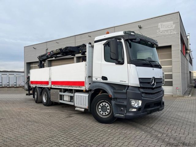 Autolaadkraan MERCEDES-BENZ Antos 2542 6x2 Pritsche Heckkran Hiab XS 177 Fun