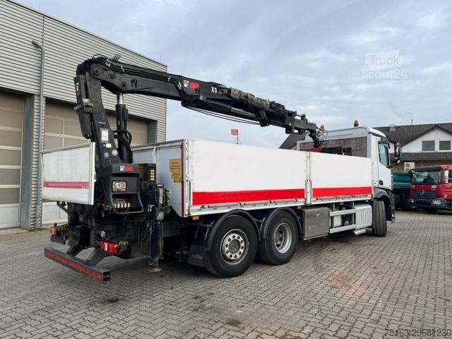 Grue montée sur camion MERCEDES-BENZ Antos 2542 6x2 Pritsche Heckkran Hiab XS 177 Fun