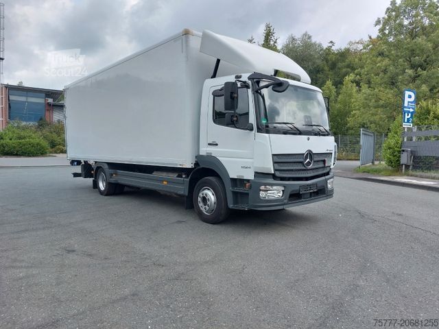 Kuorma-auto umpikorilla MERCEDES-BENZ 12-24 Atego Koffer- Blatt/Luft - LBW- Klima