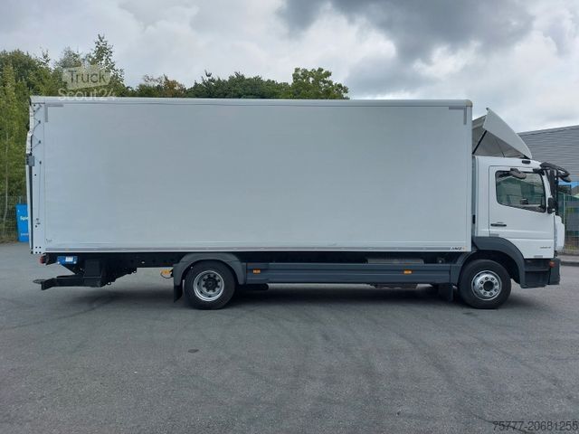 Kuorma-auto umpikorilla MERCEDES-BENZ 12-24 Atego Koffer- Blatt/Luft - LBW- Klima