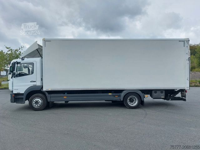 Kuorma-auto umpikorilla MERCEDES-BENZ 12-24 Atego Koffer- Blatt/Luft - LBW- Klima