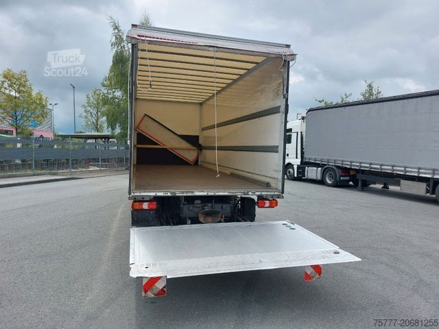 Kuorma-auto umpikorilla MERCEDES-BENZ 12-24 Atego Koffer- Blatt/Luft - LBW- Klima