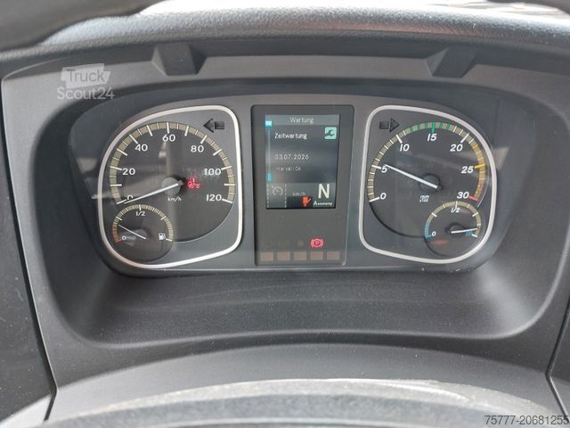 Kuorma-auto umpikorilla MERCEDES-BENZ 12-24 Atego Koffer- Blatt/Luft - LBW- Klima