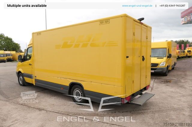 Furgons ar kasti mercedes-benz SPRINTER 310 CDI MAXI EURO-5 KOFFER DURCHGANG REGALE KAMERA