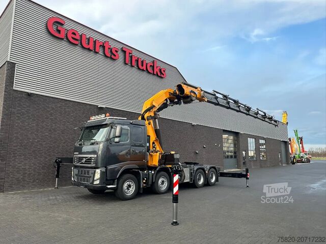 Vrachtwagen met kraan Volvo FH 480 8X4 TREKKER + EFFER 1355/8S KRAAN/KRAN/C...