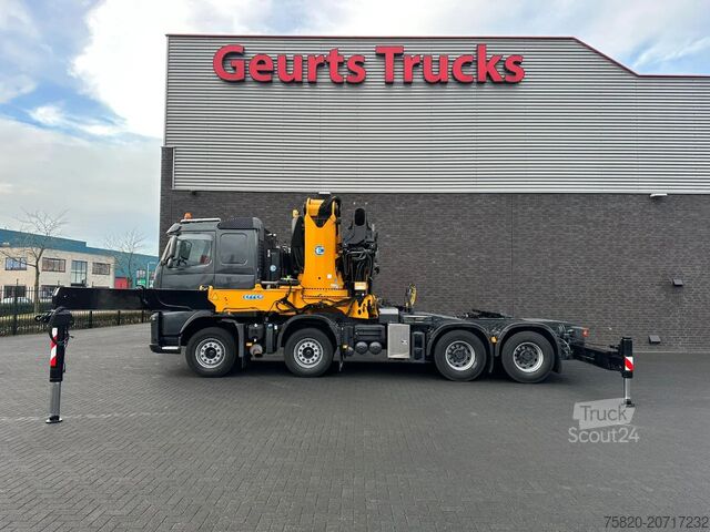 Vrachtwagen met kraan Volvo FH 480 8X4 TREKKER + EFFER 1355/8S KRAAN/KRAN/C...