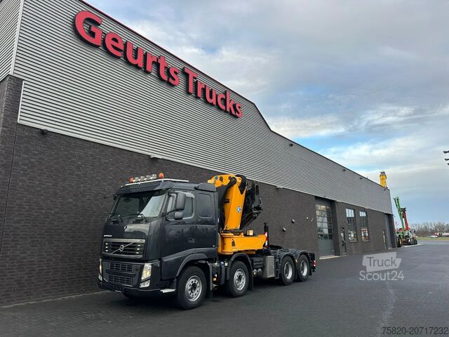 Vrachtwagen met kraan Volvo FH 480 8X4 TREKKER + EFFER 1355/8S KRAAN/KRAN/C...