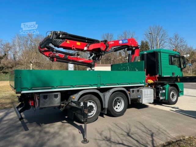 Mobiele kraan MAN TGS mit HMF 3220 K6+ JiB und Seilwinde