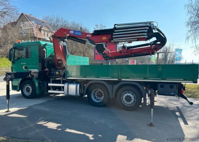 Mobiele kraan MAN TGS mit HMF 3220 K6+ JiB und Seilwinde