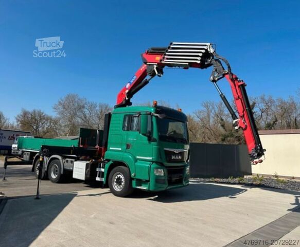Mobiele kraan MAN TGS mit HMF 3220 K6+ JiB und Seilwinde
