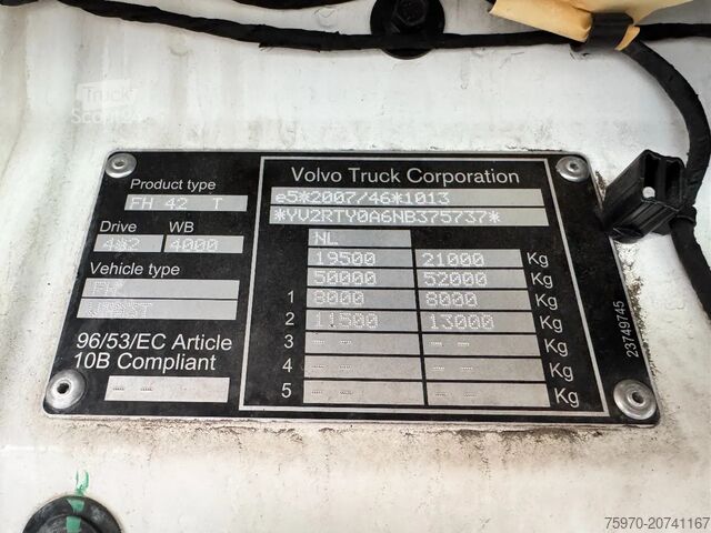 Standaard-SZM Volvo FH 460 4x2  2022  iParkCool  AUTOMAAT