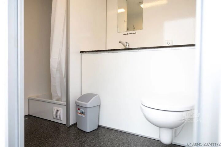 Sanitaire containers Scanvogn Mobiele badkamers groot ingekocht Deense kwalit...