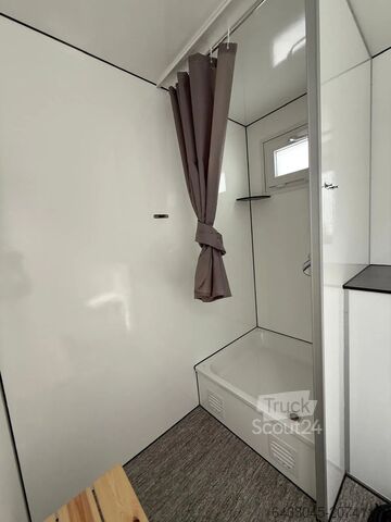 Sanitaire containers Scanvogn Mobiele badkamers groot ingekocht Deense kwalit...