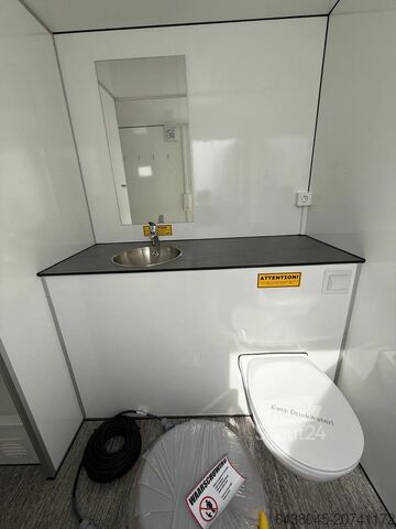 Sanitaire containers Scanvogn Mobiele badkamers groot ingekocht Deense kwalit...