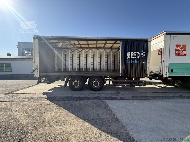 Anhänger mit Pritsche & Plane Schmitz Cargobull Plane Edscha Ladebordwand