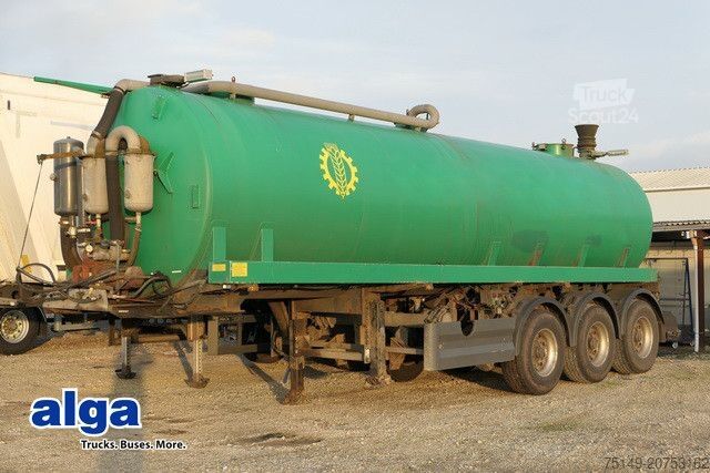 Tankoplegger LINDNER Lindner & Fischer TSA 27 VA, Gülle, Vakuum,27m³