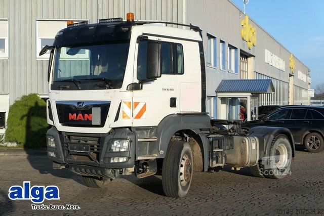 Standaard trekker MAN 18.460 TGS 4x4. HydroDrive, Klima, Hydraulik