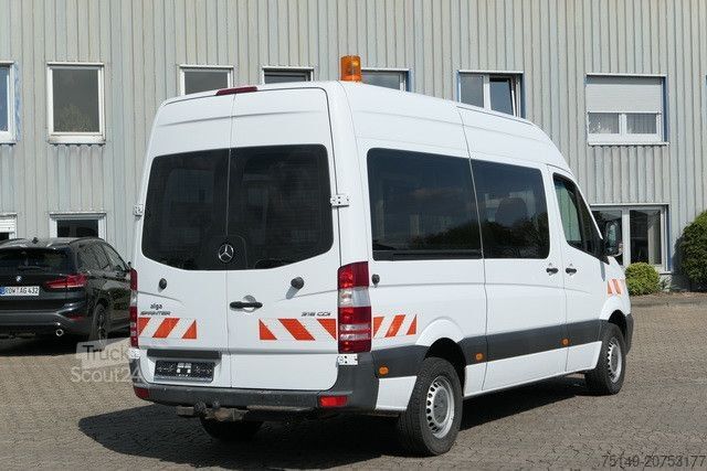 Bestelwagen met verhoogd dak MERCEDES-BENZ 316 Sprinter/9 Sitze/AHK/Klima