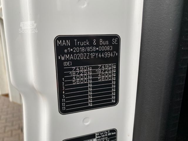 Kiepwagen bestelauto MAN TGL 8.220 BB | erst 26TKM*MEILLER*Kamera*2x AHK