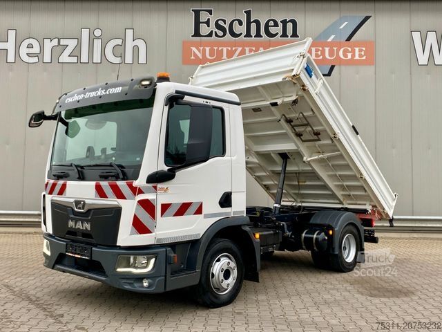 Driezijdige kipper bestelwagen MAN TGL 8.220 BB | erst 26TKM*MEILLER*Kamera*2x AHK