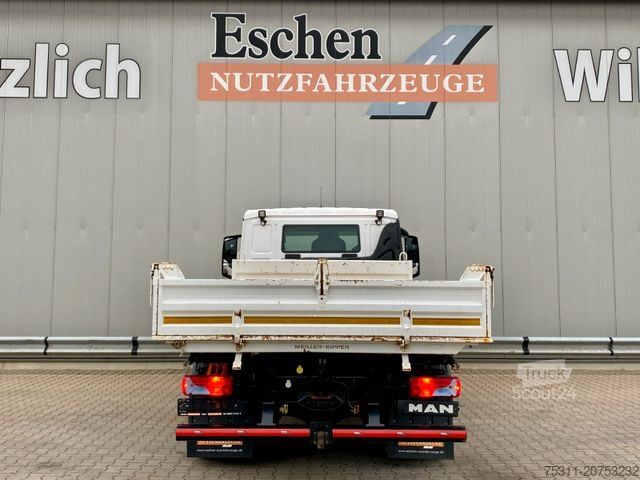Driezijdige kipper bestelwagen MAN TGL 8.220 BB | erst 26TKM*MEILLER*Kamera*2x AHK
