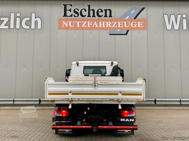 Driezijdige kipper bestelwagen MAN TGL 8.220 BB | erst 26TKM*MEILLER*Kamera*2x AHK
