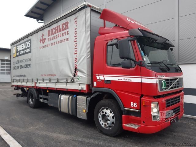 Plattewagen met zeil VOLVO FM 330 EEV Plane LBW 4x2