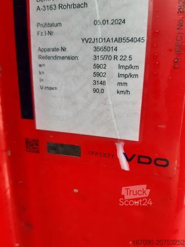 Plattewagen met zeil VOLVO FM 330 EEV Plane LBW 4x2