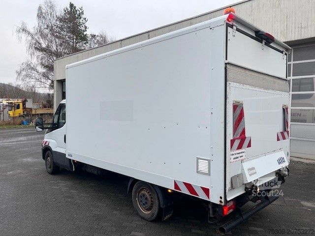 Vrachtwagen met bakwagen IVECO Daily 35-160 Koffer/LBW/Klima/R Kamera/Standheiz