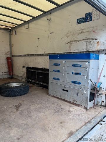 Vrachtwagen met bakwagen IVECO Daily 35-160 Koffer/LBW/Klima/R Kamera/Standheiz