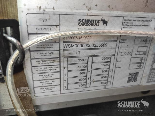 Ανοιχτό ημιρυμουλκούμενο με μουσαμά Schmitz Cargobull Curtainsider Standard