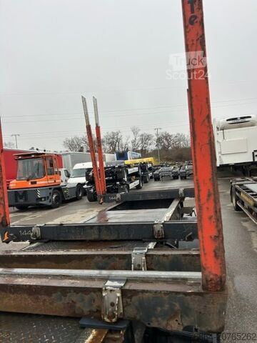 Houtstam-oplegger SCHWARZMüLLER HOLZAUFLIEGER 10 RUNGENPAARE SAF ACHSEN, LIFTACHSE