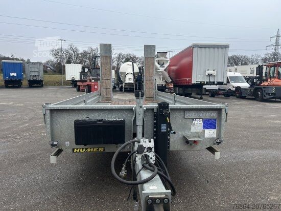 Dieplader oplegger HUMER TANDEMANHäNGER, BAGGERTRANSPORT HTT 1400