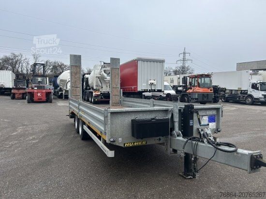 Dieplader oplegger HUMER TANDEMANHäNGER, BAGGERTRANSPORT HTT 1400