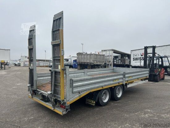Dieplader oplegger HUMER TANDEMANHäNGER, BAGGERTRANSPORT HTT 1400