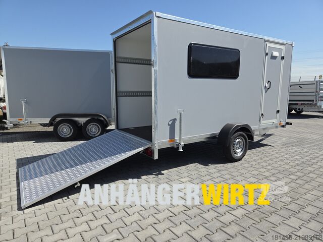 Araba taşıyıcı römork trailershop TFDG 360 Motorrad Reise Sport Fenster