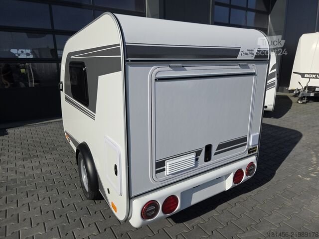 Biltransporttrailer trailershop TMC 25 Mini Tommy schlafen campen reisen