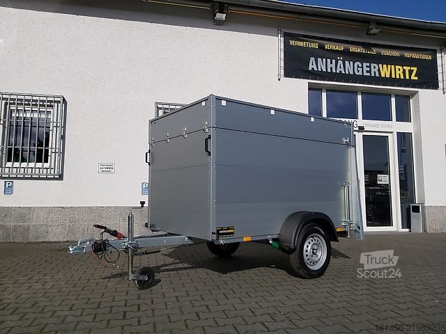 مقطورة سيارة Anssems Alu Deckel GTB 750 211x126x118cm Heckrampe direkt verfügbar